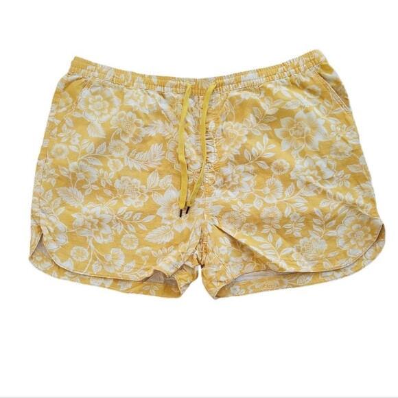 EUC Linen Terra & Sky women's floral 4 pockets oversized plus size short, 3X - Picture 1 of 7